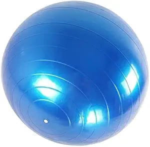 My Store Lordex gym ball for fitness, blue exercise ball on a neutral background, suitable for workouts and stability training.