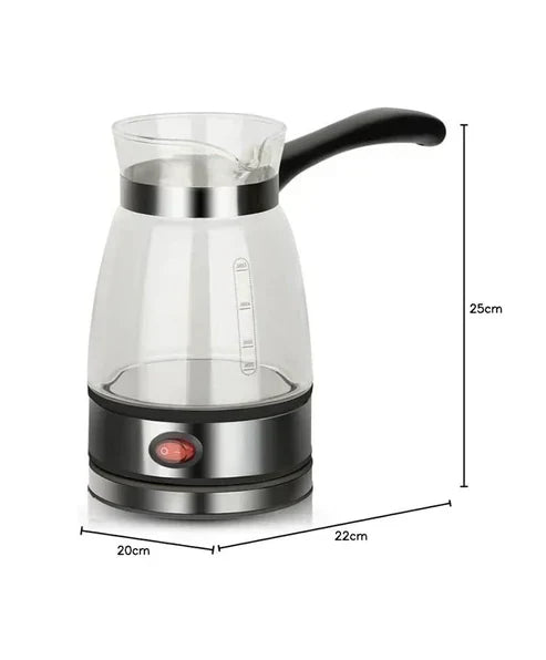 My Store ZK electric water kettle with stainless steel body, corded design, and digital temperature control.