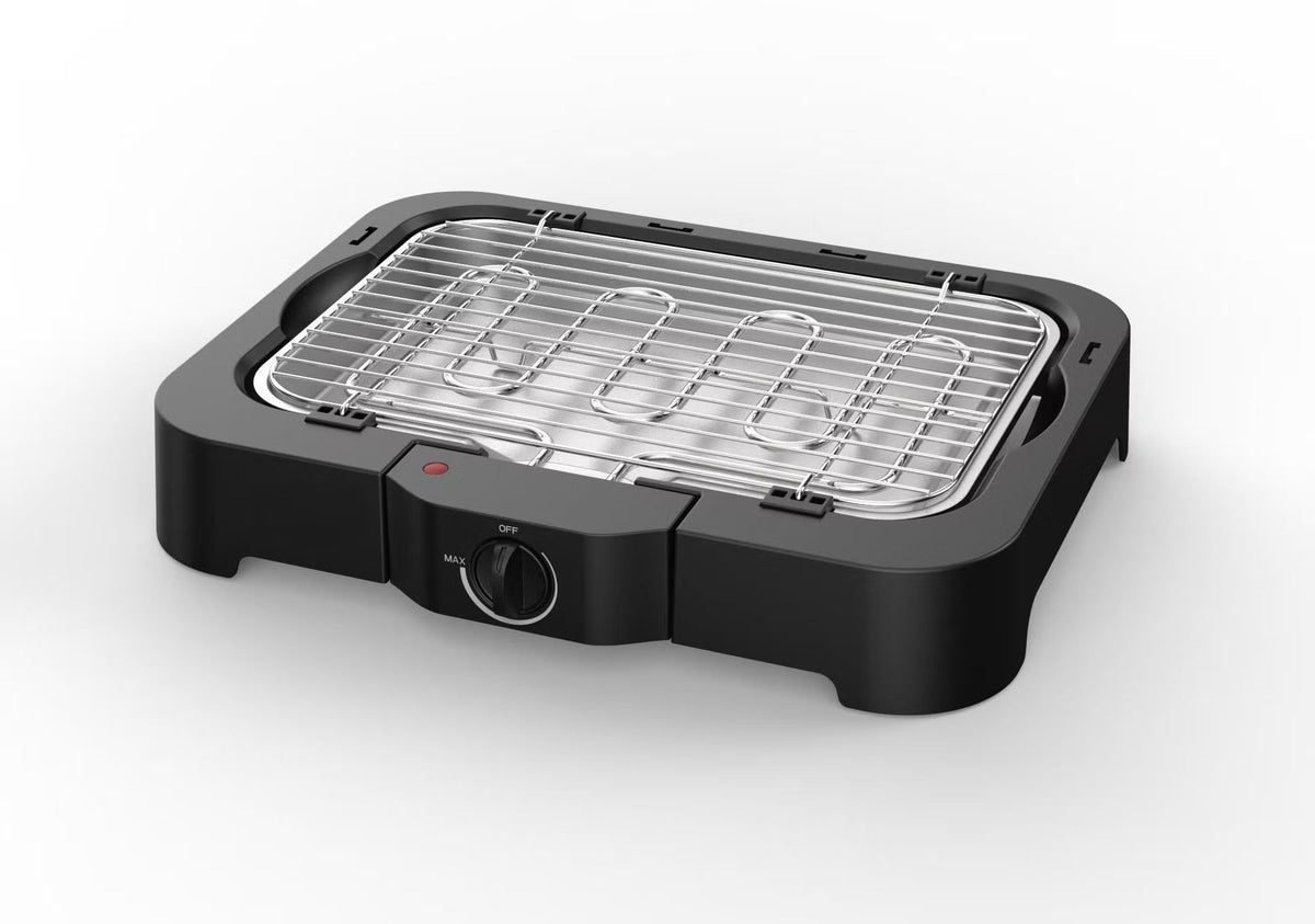 Nobel electric grill by My Store, 2000W indoor barbecue with non-stick surface and adjustable temperature controls.