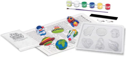 Dark Mould & Paint Space Kit by My Store featuring a kit with dark-colored molds and paints for creative space-themed crafts.