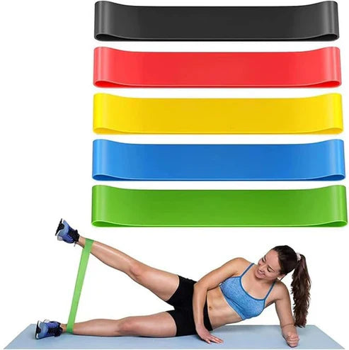 My Store exercise resistance belt shown in black, with adjustable straps and handles for strength training and workout exercises.
