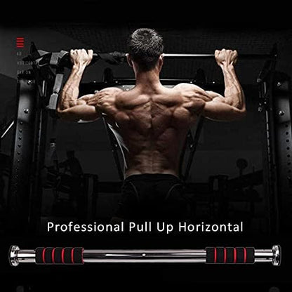 LORDEX doorway gym bar mounted on door frame, adjustable fitness equipment for upper body workouts, made by My Store.