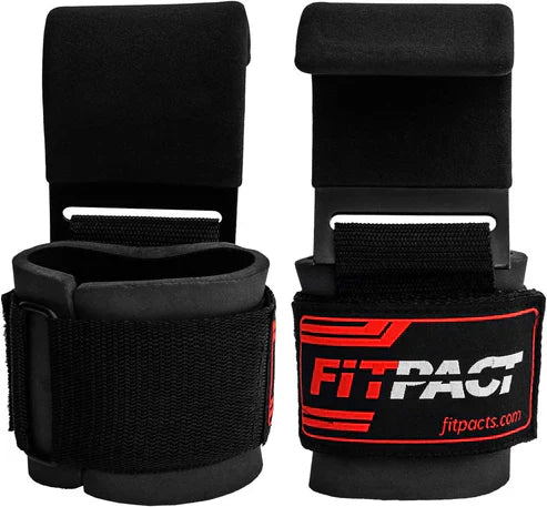 LORDEX fitness lifting hook straps by My Store shown in use, designed for weightlifting and strength training.