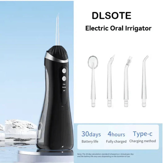 Iqbal's Cart Find Your Beauty oral irrigator showing a sleek, compact design for effective dental cleaning and oral health.