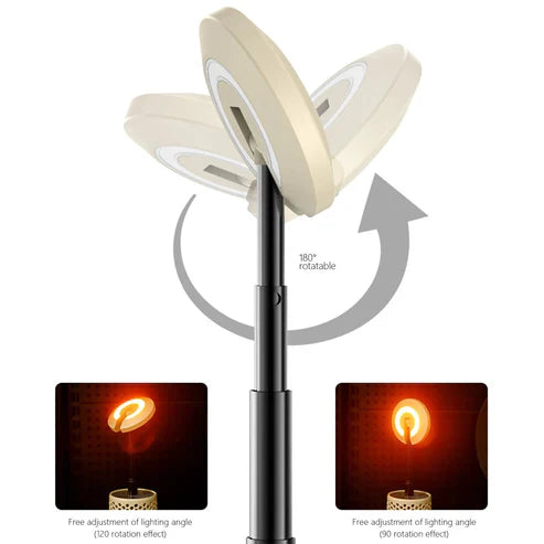 Telescopic camping light from My Store with extendable handle and bright LED illumination for outdoor adventures.