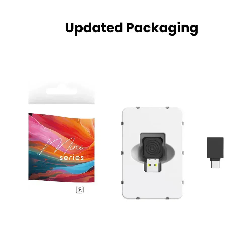 Wireless Car Play adapter compatible with vehicles, compact design by My Store for seamless smartphone connectivity.